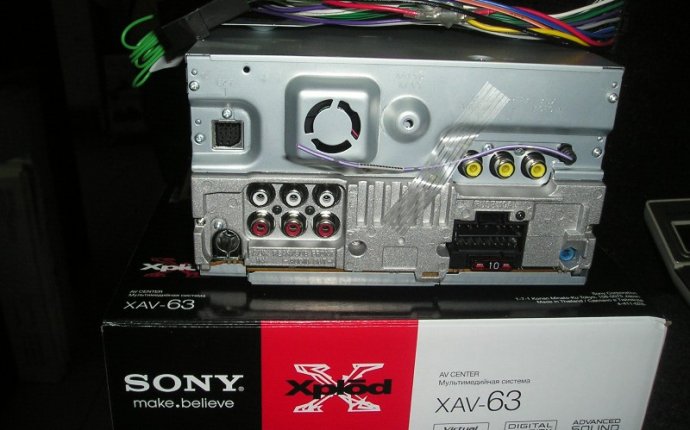 Автомагнитола Sony Подключение