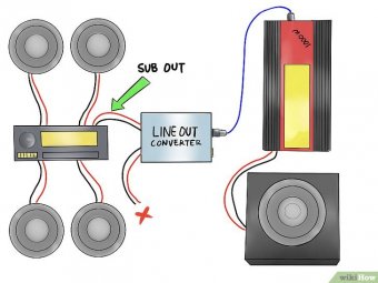 Изображение с названием Wire an Amp to a Sub and Head Unit Step 6