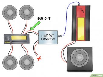 Изображение с названием Wire an Amp to a Sub and Head Unit Step 6
