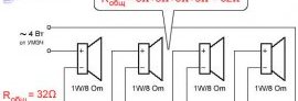 Последовательное соединение динамиков