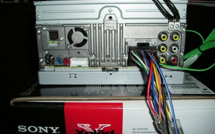 Подключение Автомагнитолы Sony